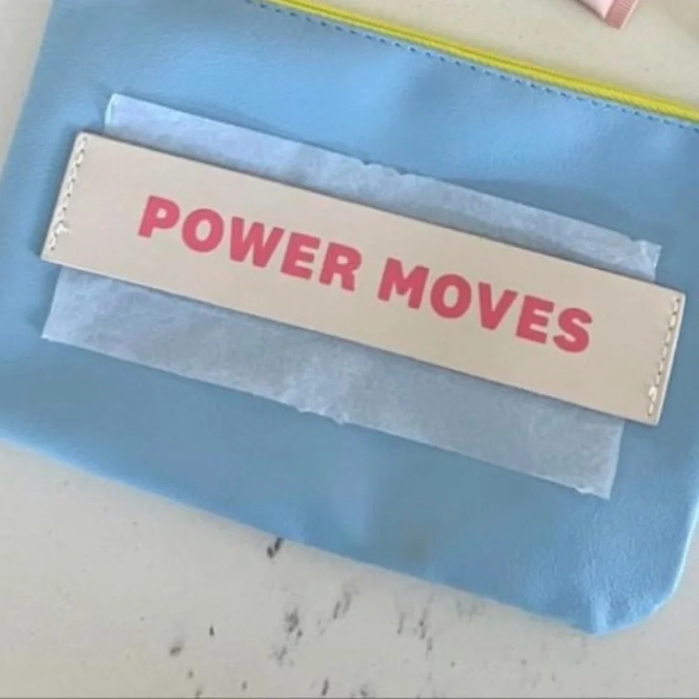 Ipsy Blue Intention ‘Power Moves’ Glam Cosmetic Bag